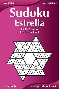 portada Sudoku Estrella - De Fácil a Experto - Volumen 1 - 276 Puzzles