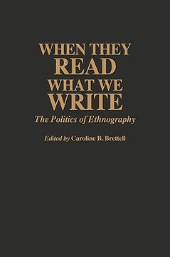 portada when they read what we write: the politics of ethnography