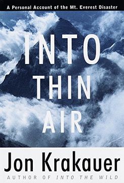 portada Into Thin Air: A Personal Account of the Mount Everest Disaster (en Inglés)