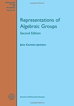 portada Representations of Algebraic Groups: Second Edition (Mathematical Surveys and Monographs) (in English)