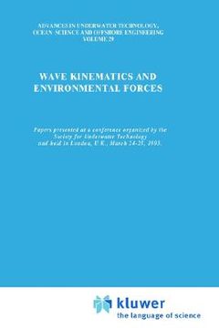 portada wave kinematics and environmental forces (en Inglés)