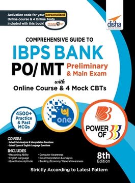 portada Comprehensive Guide to IBPS Bank PO/ MT Preliminary & Main Exam with Online Course & 4 Online CBTs (8th Edition) (en Inglés)