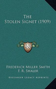 portada the stolen signet (1909) (en Inglés)