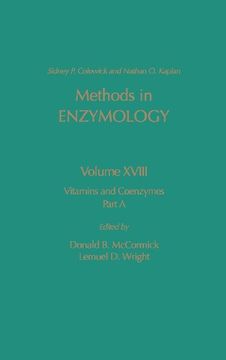 portada Methods in Enzymology, Volume 18: Vitamins and Coenzymes, Part a (en Inglés)