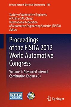 portada proceedings of the fisita 2012 world automotive congress: volume 1: advanced internal combustion engines (i) (in English)