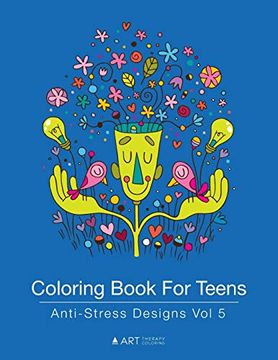 portada Coloring Book for Teens: Anti-Stress Designs vol 5: Volume 5 (Coloring Books for Teens) (en Inglés)