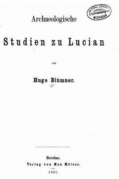 portada Archaeologische Studien zu Lucian (en Alemán)