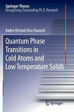 portada Quantum Phase Transitions in Cold Atoms and Low Temperature Solids (en Inglés)