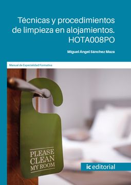 portada Técnicas y procedimientos de limpieza en alojamientos. HOTA008PO