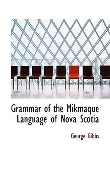 portada grammar of the mikmaque language of nova scotia