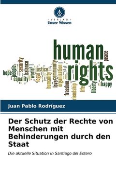 portada Der Schutz der Rechte von Menschen mit Behinderungen durch den Staat (en Alemán)