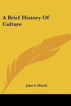 portada a brief history of culture (in English)