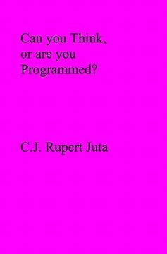 portada can you think, or are you programmed? (en Inglés)