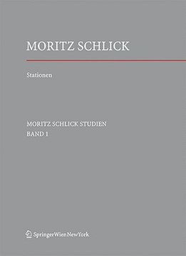 portada Stationen. Dem Philosophen Und Physiker Moritz Schlick Zum 125. Geburtstag