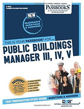 portada Public Buildings Manager Iii, iv, v (en Inglés)