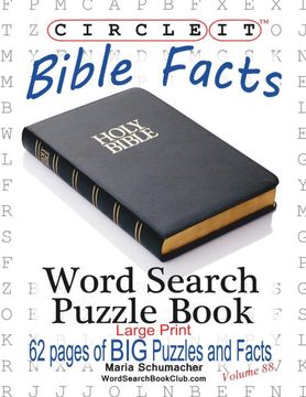 portada Circle it, Bible Facts, Large Print, Word Search, Puzzle Book (in English)