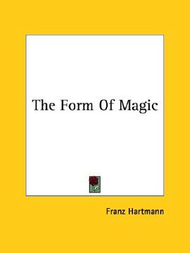 portada the form of magic (in English)