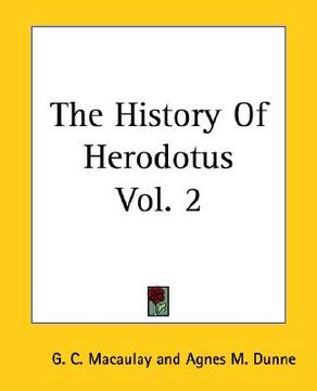 portada the history of herodotus vol. 2 (en Inglés)