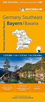 portada Germany Southeast, Bavaria - Michelin Regional map 546 (en Inglés)