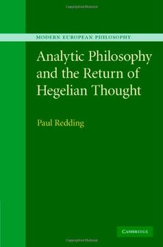 portada Analytic Philosophy and the Return of Hegelian Thought Hardback (Modern European Philosophy) (en Inglés)