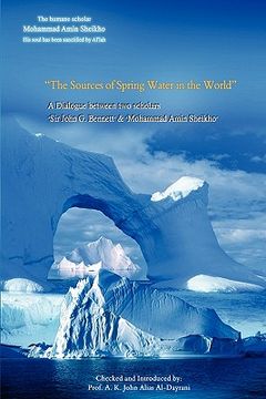 portada the sources of spring water in the world (en Inglés)