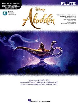portada Aladdin: Instrumental Play-Along Series for Flute (Hal Leonard Instrumental Play-Along) (in English)