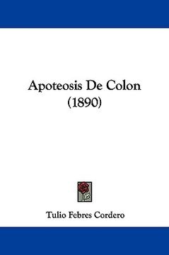 portada apoteosis de colon (1890) (en Inglés)