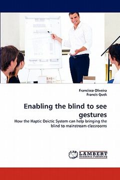portada enabling the blind to see gestures (en Inglés)