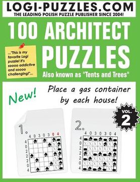 portada 100 Architect Puzzles: Tents and Trees (en Inglés)