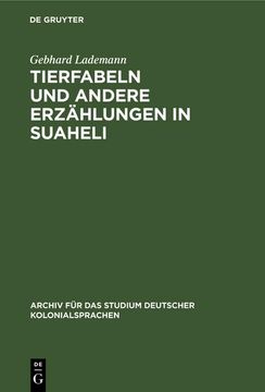 portada Tierfabeln und Andere Erzählungen in Suaheli (en Alemán)
