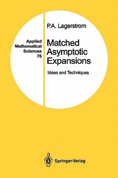 portada matched asymptotic expansions: ideas and techniques (en Inglés)