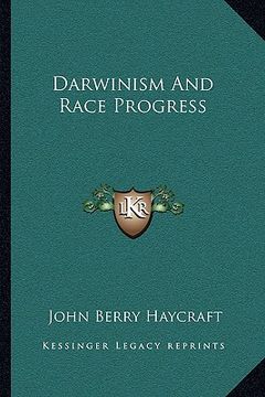 portada darwinism and race progress (in English)