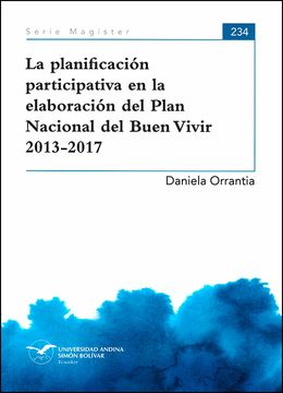 portada La planificación participativa en la elaboración del Plan Nacional del Buen Vivir 2013-2017