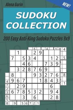 portada Sudoku Collection: 200 Easy Anti-King Sudoku Puzzles 9x9 (en Inglés)