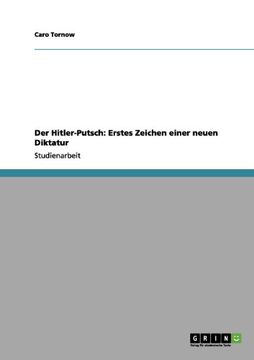 portada Der Hitler-Putsch: Erstes Zeichen einer neuen Diktatur (German Edition)