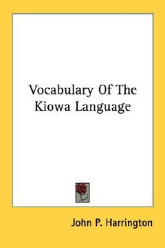 portada vocabulary of the kiowa language (in English)