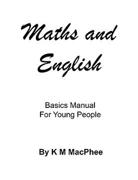 portada english and maths - basics manual for young people (en Inglés)