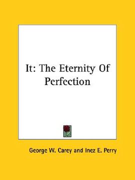 portada it: the eternity of perfection (en Inglés)