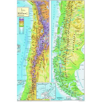 Mapa mural Chile actualizado