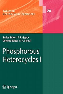 portada phosphorous heterocycles i (en Inglés)