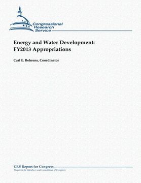 portada Energy and Water Development:  FY2013 Appropriations