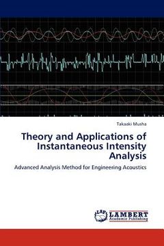 portada theory and applications of instantaneous intensity analysis (in English)