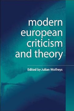 portada Modern European Criticism and Theory: A Critical Guide (in English)