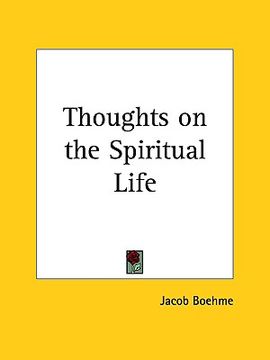 portada thoughts on the spiritual life (in English)
