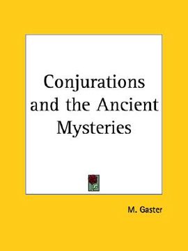 portada conjurations and the ancient mysteries (en Inglés)