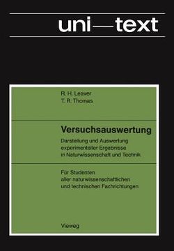 portada Versuchsauswertung: Darstellung Und Auswertung Experimenteller Ergebnisse in Naturwissenschaft Und Technik; Für Studenten Aller Naturwisse (in German)