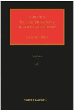portada Stroud's Judicial Dictionary of Words and Phrases 11Th ed. 3 Volumes (en Inglés)