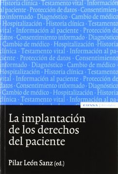 portada Implantación de los Derechos del Paciente (in Spanish)