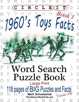 portada Circle it, 1960S Toys Facts, Book 1, Word Search, Puzzle Book (en Inglés)