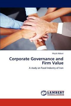 portada corporate governance and firm value (en Inglés)